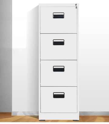 Four-Drawer Security Cabinet in Steel Construction image 1
