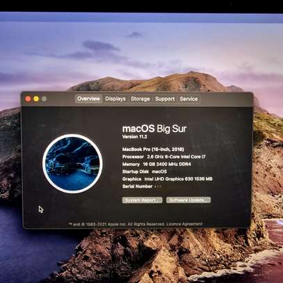 MacBook Pro 15 Core i7 2018 Model A1990 4GB Radeon graphics image 7