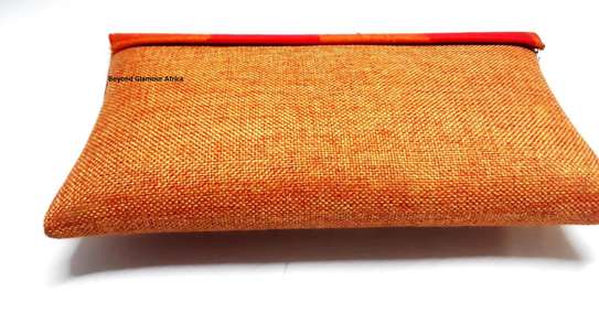 Womens Brown Maasai Clutch with choker necklace image 4