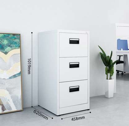 3-Drawer Office Filling Cabinet image 4