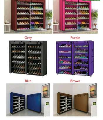 36 pairs Double layer shoe rack image 1