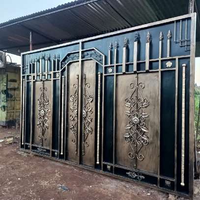 Heavy duty steel security gate image 10