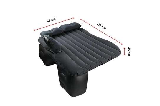 Portable inflatable car back seat bed image 1