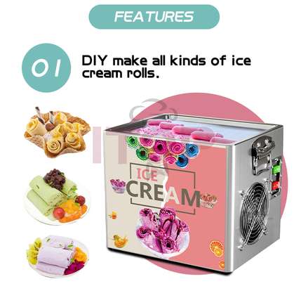 Thai Mini Fried/Rolled Ice Cream Machine image 8