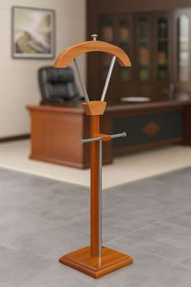 Hangers: Modern Designed Mahogany Coat Hanger image 2