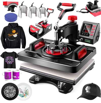 Heat Press Machine 8 in 1 Professional Sublimation image 1