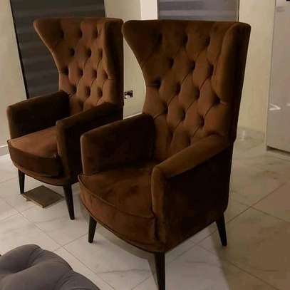 Wingback arm chairs image 1