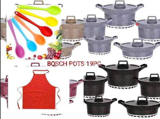 19Pcs Bosch Granite Cookware image 3