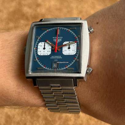 Silver Square Tag Heuer Monaco Watches image 3