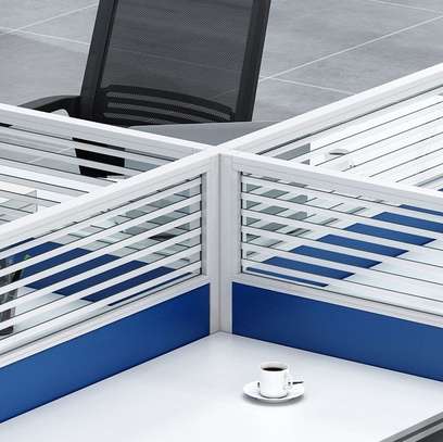 Office Desk: Four-Way Spacious Work Desk image 5