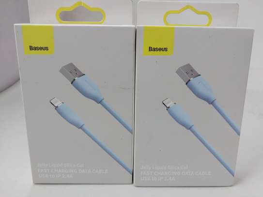 BASEUS USB to Lightning Charger/Data cable 2m - Blue image 1