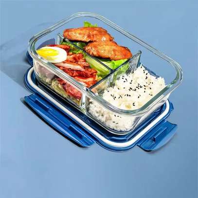 3 Grid Microwave Large Capacity 1200mls-  Lunch Box image 1