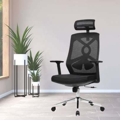 Mesh Swivel Comfortable Office Working Adjustable Seat image 5