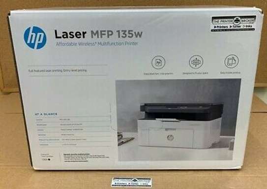 HP Laserjet 135W A4 Mono Multifunction Printer. image 2
