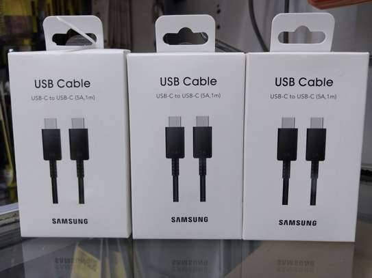 Samsung USB-C To USB-C 5A 1.5M Cable - Black image 1