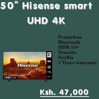 50 inch Hisense smart UHD 4K Television - NEW - Call now image 1