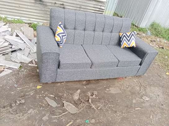 Grey 3 seater sofa set on sell image 2