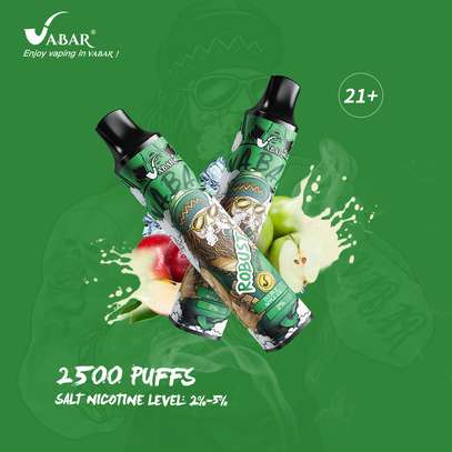Vabar Robust 2500 Puffs 5% Disposable Vape Double Apple Ice image 1