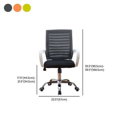 Office Chair Lifting Studio Chair With Lumbar And Armrests image 5