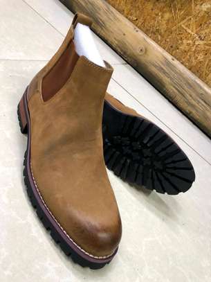 Laceless leather boots online