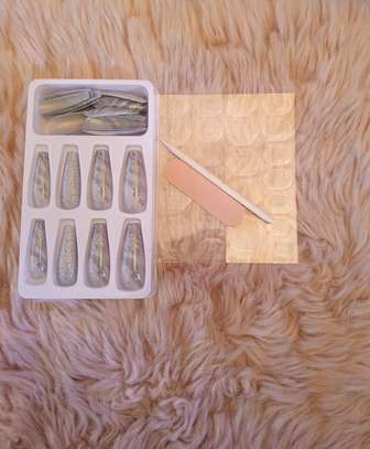 Reusable press on nails 24 pieces image 8