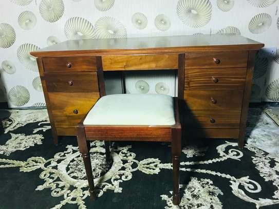Drexel Dresser with stool image 2