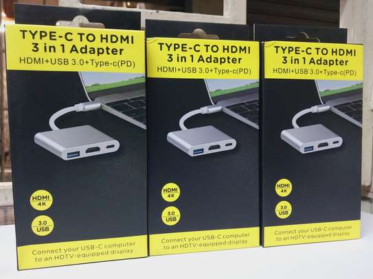 Type-c To Hdmi 3 In 1 Adapter Hdmi USB 3.0 image 3