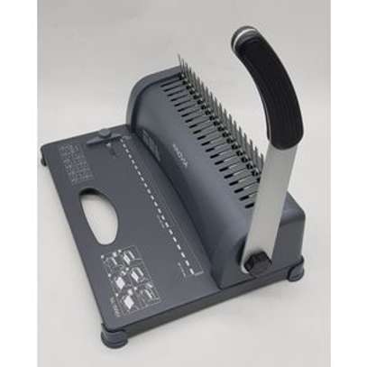 Office Sheets Paper Comb Punch Binding Machine image 1