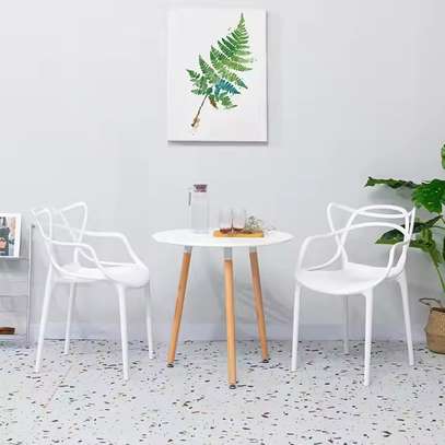 Dining Chair: Modern Scandinavian Leisure Chair image 1