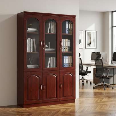 3-Door Wooden Office Cabinet image 14