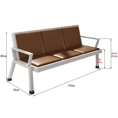 3-Link Heavy Duty Office Reception Bench image 5