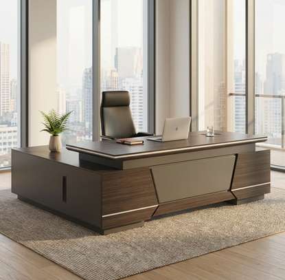Office Desk; Executive Wooden 1.6m Office Desk image 7