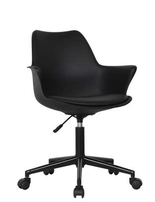 Dining Chair; Modern Black Dining Chair in Suneka image 5