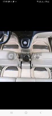 Car Floor Mat silver and beige image 3