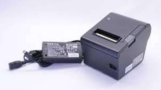 Thermal printer with LAN and USB cables image 2