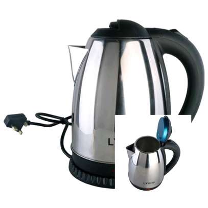 2ltrs Lyons electric kettle cordless stainless Steel image 1