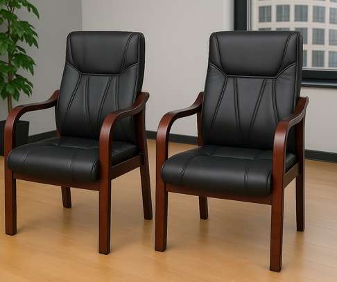 Office Chair: High-Back Padded Office Seat image 5