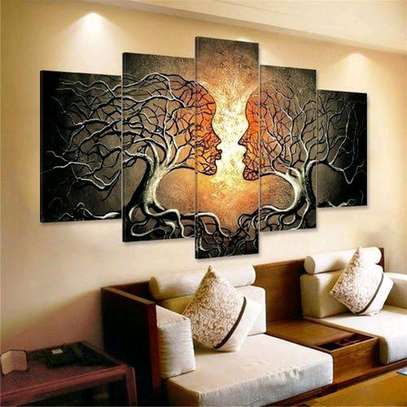 Modern wall art canvas painting image 1