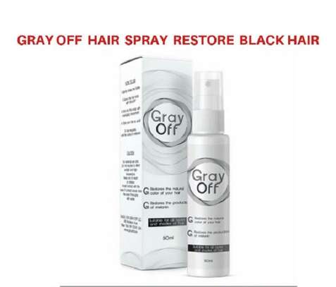 Gray Off Hair Spray Restore Black Hair Treatment 50ml image 1