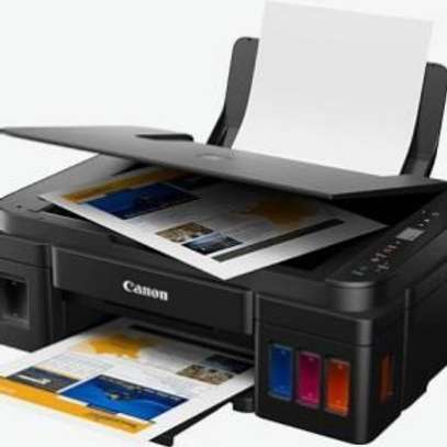 Canon PIXMA G2411 Printer Scanner Copier, Ink Tank-Black image 1