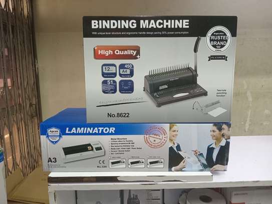 Binding machine & Laminator. image 1