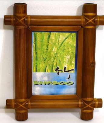 Bamboo Rustic Vintage Style Photo Frames image 2
