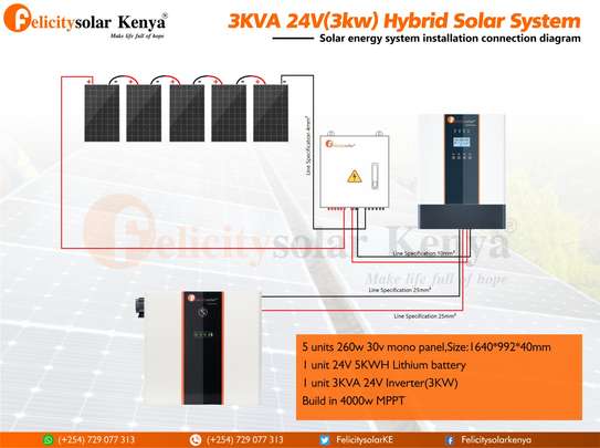 3KVA 24V(3kw) Hybrid Solar System image 1