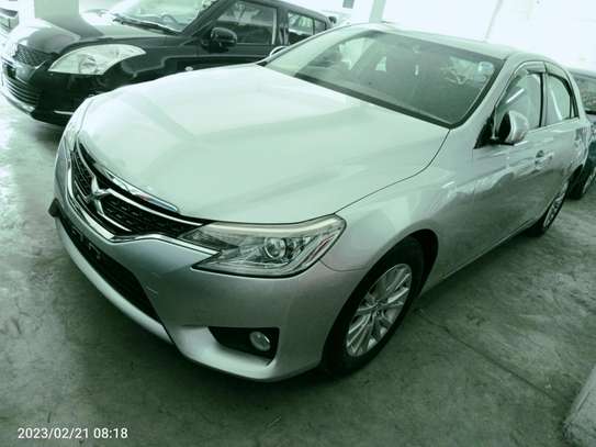 Toyota Mark X silver image 4