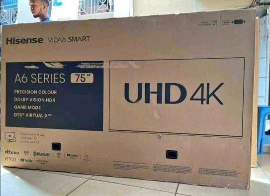 75 Hisense Smart UHD Television Frameless A6 - New image 1