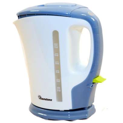 CORDLESS ELECTRIC KETTLE 1.5 LITERS WHITE AND BLUE image 3