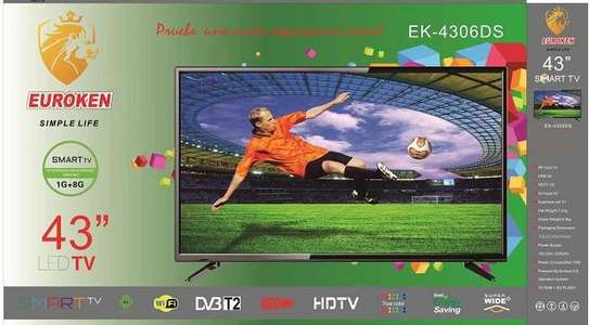 Euroken Smart 43INCH LED TV,BUILT-IN NETFLIX,YOUTUBE image 1