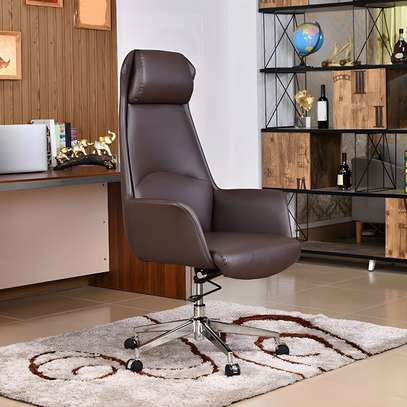 Office Chair: High Back Leather Management Office Chair image 4