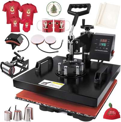 8 In 1 Heat Press Machine Digital Combo Sublimation image 1