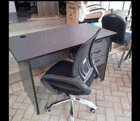 High standard  office desks with a chair image 2